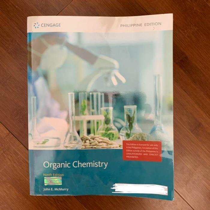 Mcmurry 9th edition organic chemistry