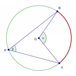 Inscribed angle and central angle worksheet