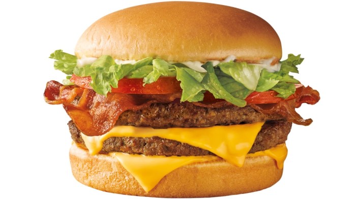 Sonic quarter pound double cheeseburger 1.99